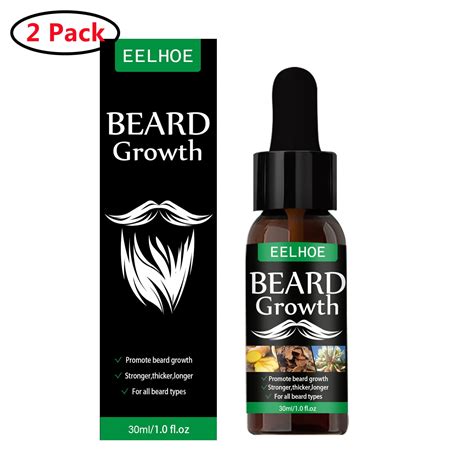 2 Pack Beard Growth Oil With Biotin Thickening And Conditioning Beard