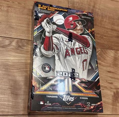 Topps Mlb Fire Baseball Hobby Box Swim Main Jp