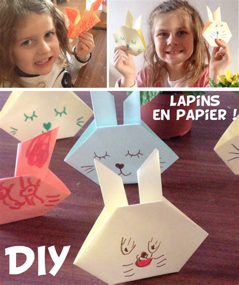 Diy Lapin En Papier Vidéo Origami Facile Allo Maman Dodo