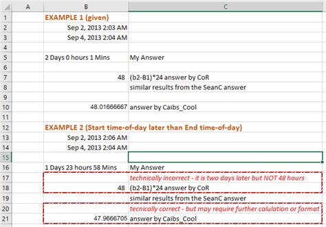 How To Calculate Total Hours Between Two Dates And Times In Excel