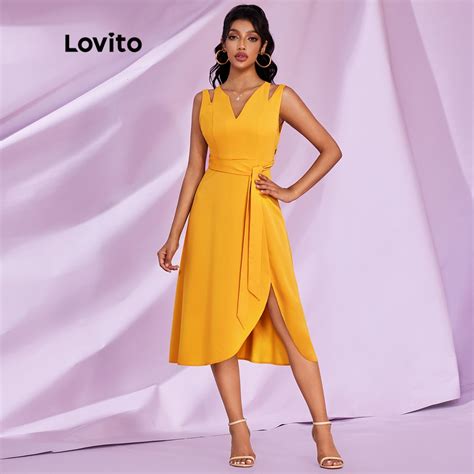 Lovito Exclusive Vestido Brasil Copa De Stippling World Elegante