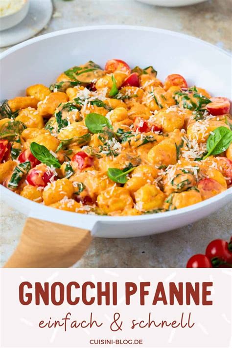 Gnocchi Pfanne Mit Spinat Tomaten 15 Minuten Rezept