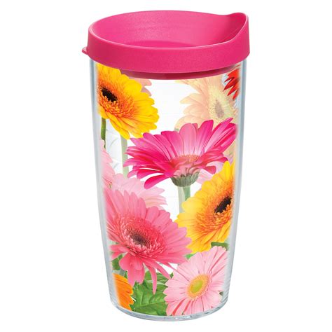 Tervis Gerber Daisy Tumbler 16 Oz Clear Tervis Tumbler Tumbler Insulated Tumblers