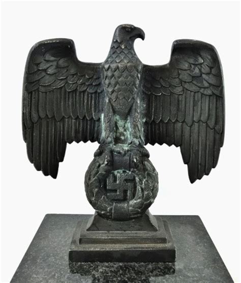 Sold Price: WW2 German NDSAP Eagle Desk Statue - October 6, 0120 3:00 ...