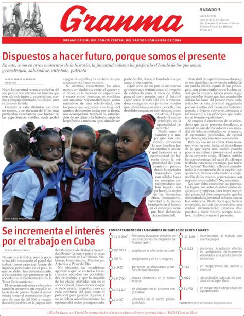 Peri Dico Granma Cuba Peri Dicos De Cuba Toda La Prensa De Hoy