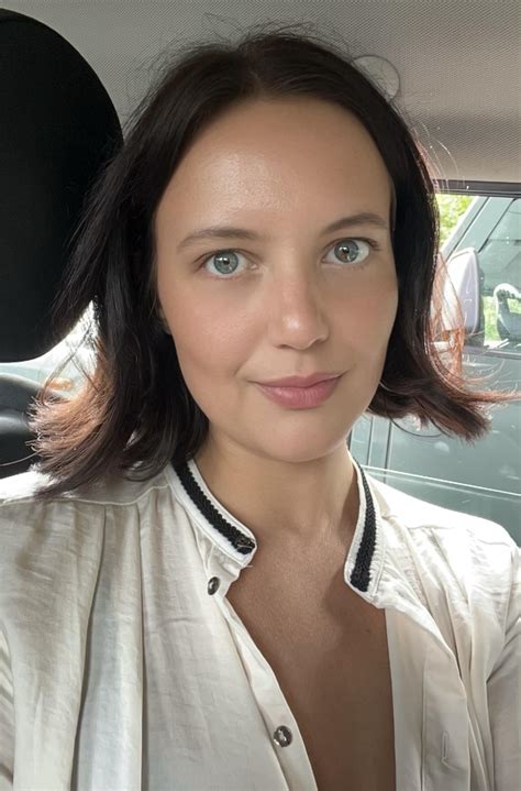 Face Of A Cute But Fiery Brunette Headed To Work Sexy