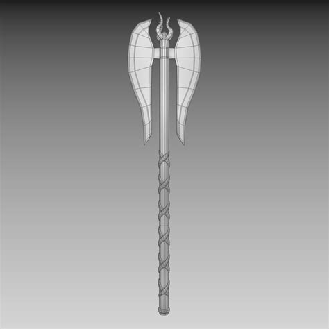 Medieval Battle Axe 3d Model 10 Obj Unknown Fbx Blend Free3d