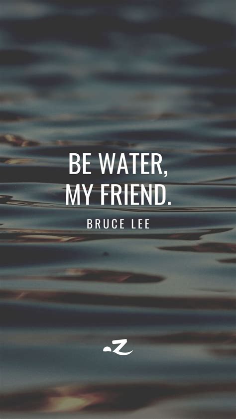 Bruce Lee Water Wallpaper