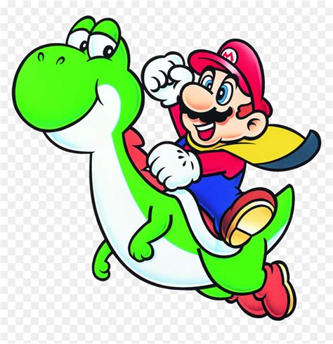 Super Mario Clipart Original Super Mario World Mario And Yoshi Hd