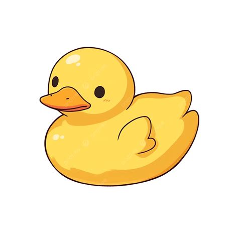 Cute Yellow Duck Cartoon Element, Duck Clipart, Cute Clipart, Cartoon Clipart PNG Transparent ...