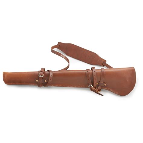 Guide Gear Leather Rifle Scabbard - 107249, Gun Cases at Sportsman's Guide