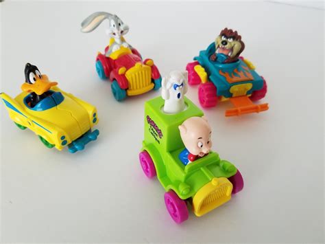 Looney Tunes Quack-up Cars Vintage Mcdonald's Happy Meal Toys 1993 ...