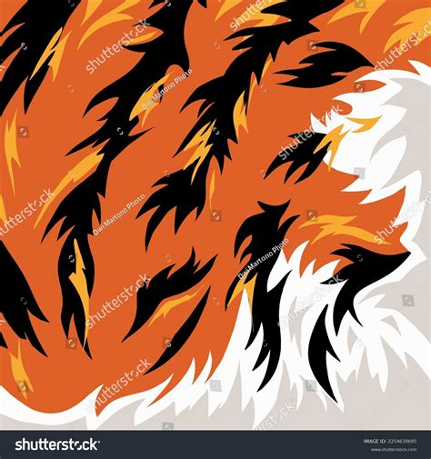 Indonesian Sumatran Tiger Fur Color Cartoon Stock Illustration ...
