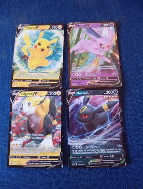 Lot Cartes Pokemon Pikachu V Swsh Promo V Eur Picclick Fr