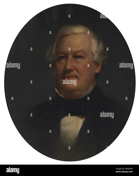 Portrait Of Millard Fillmore Circa By Lars Gustaf Sellstedt Stock