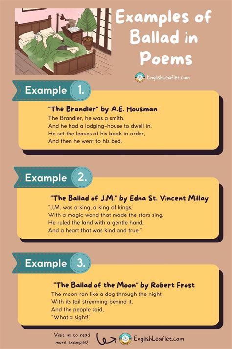 Ballad Characteristics Types And Examples In Poems Englishleaflet