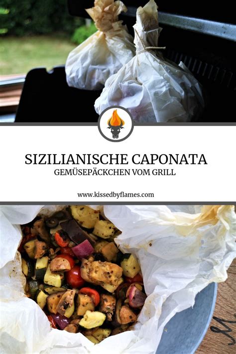 Gem Sep Ckchen Vom Grill Sizilianische Caponata Kissedbyflames