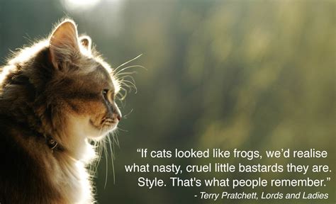 Terry Pratchett Cat Quotes. QuotesGram