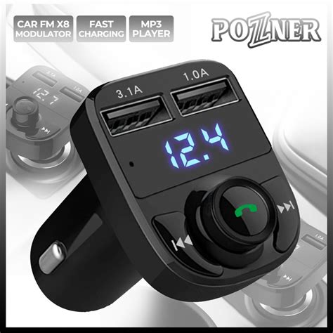 Jual Car FM Modulator Transmitter Bluetooth Port Cas Charge Mobil