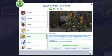 Sims 4 Military Career Guide Qurz Game