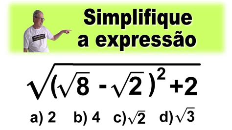 GRINGS SIMPLIFIQUE A EXPRESSÃO OmatematicoGrings YouTube