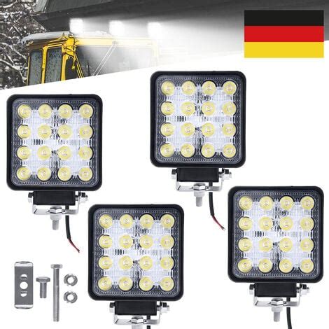 Aufun Arbeitsscheinwerfer Led V W Offroad Reflektor Flutlicht