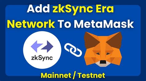 How To Add Zksync Era Network To Metamask Wallet Youtube