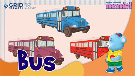 Belajar Dan Mengenal Alat Transportasi Bus Youtube