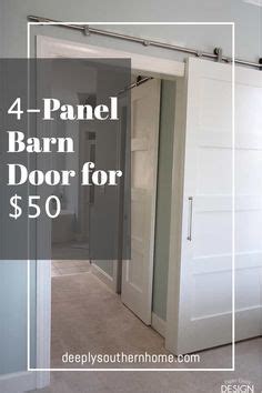 Build It Contemporary Panel Barn Door For Deeply Southern Home