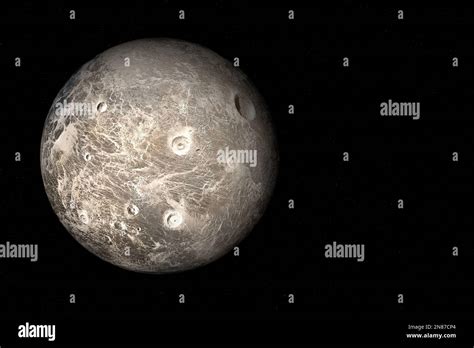 Digitally Generated Photograph Of The Dwarf Planet Ceres Stock Photo
