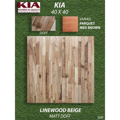 Jual Keramik Lantai Motif X Kia Linewood Beige Kesat Kw Pekanbaru