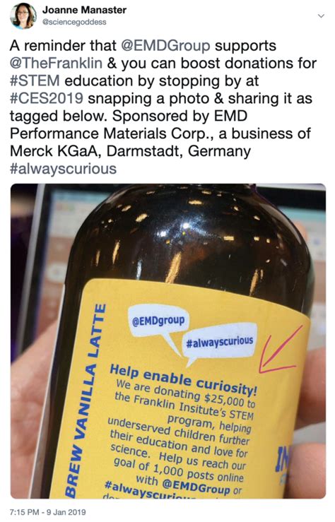 Meeting Merck Kgaa Darmstadt Germany At Ces2019 Joanne Loves Science
