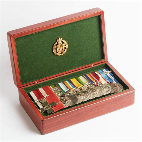 Large Service Medal Box Murphys Of Healesville