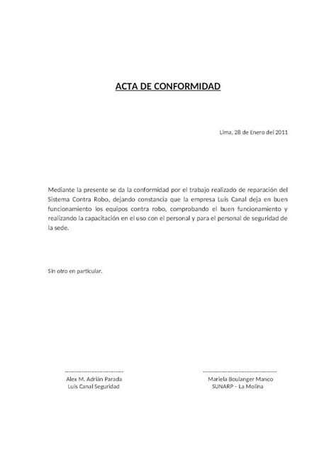 Docx Acta De Conformidad Dokumen Tips