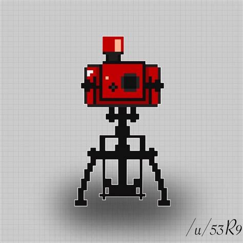 mini sentry pixelated  mini mini sentry oc rtf