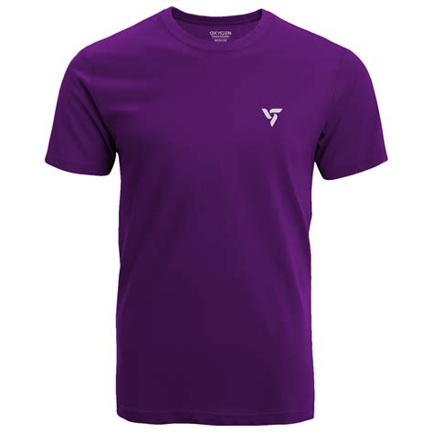 Violet Sports T Shirt Mens Activewear And Sportswear