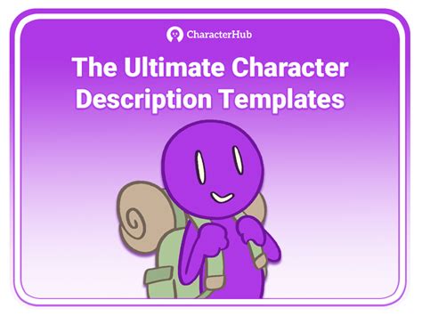 The Ultimate Character Description Template Characterhub