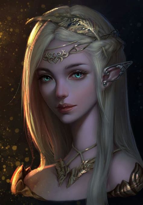 Pin By Jeshua Cook On Awesome Art Elven Woman Fantasy Girl Elf Art