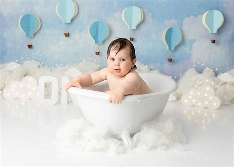 Hot Air Balloon St Birthday Cake Smash