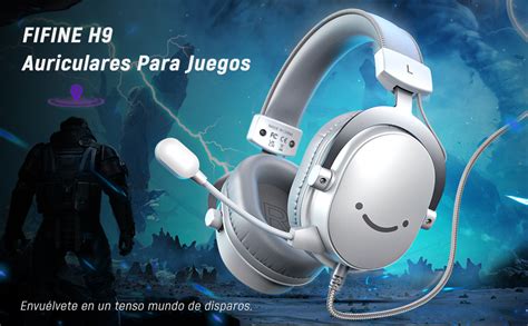 Fifine Auriculares Usb Para Juegos De Pc Con Conector De Audio De