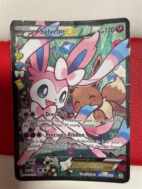 Sylveon Ex Generations Radiant Collection Full Art Pokemon Card Tcg