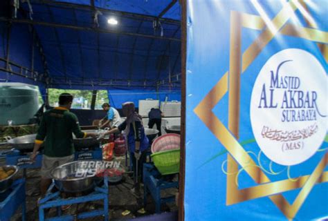 Dapur Umum Ramadhan Di Masjid Nasional Al Akbar Surabaya