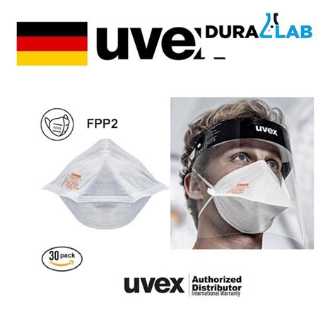 UVEX 8734200 Silv Air Lite 4200 FFP2 NR Flat Fold 30pc Box Duralab