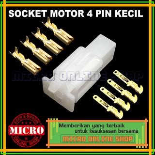 Jual Socket Pin Kecil Set Skun Soket Motor Konektor Motor