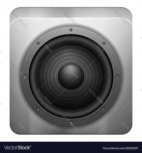 Sound Speaker Icon Royalty Free Vector Image Vectorstock