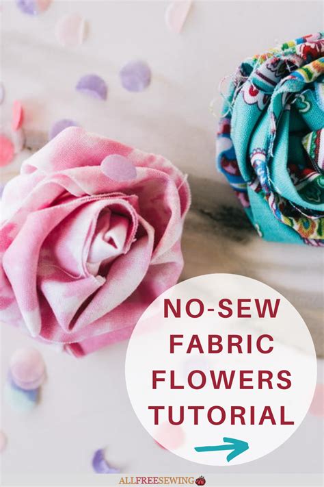 Easy Fabric Flowers No Sew No Sew Flower Tutorial Hobby Heaven Haven