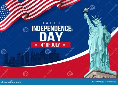 Usa Happy Independence Day 4th Of July Flyer Banner Poster Greeting