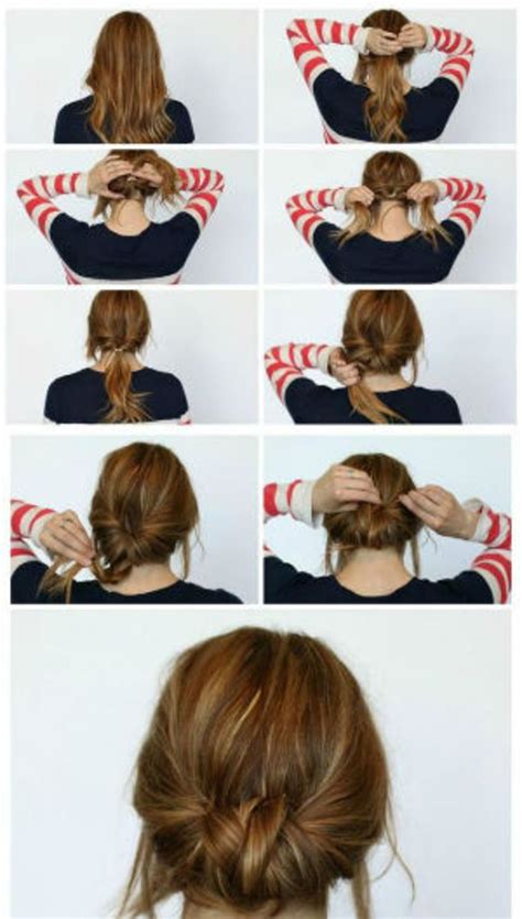 Step by step guides show the perfect bun chignon hairstyle now 23