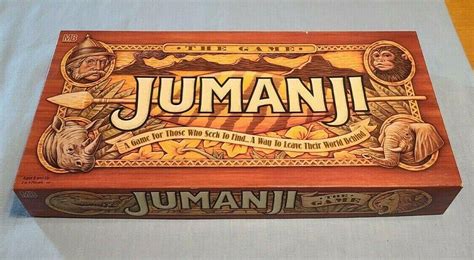 Vintage 1995 Original JUMANJI Board Game Complete Milton Bradley Made ...