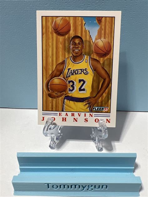 Magic Johnson Fleer Illustrations By T Smith Los Angeles